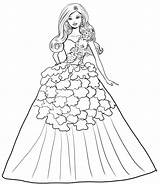Barbie Colorare Principessa Unicorno Disegni Feste sketch template