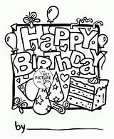 Birthday Coloring Happy Pages Cards Card Kids Boy Printable Print Boys Folding Template Color Wuppsy Printables Frozen Animals Nice Holiday sketch template