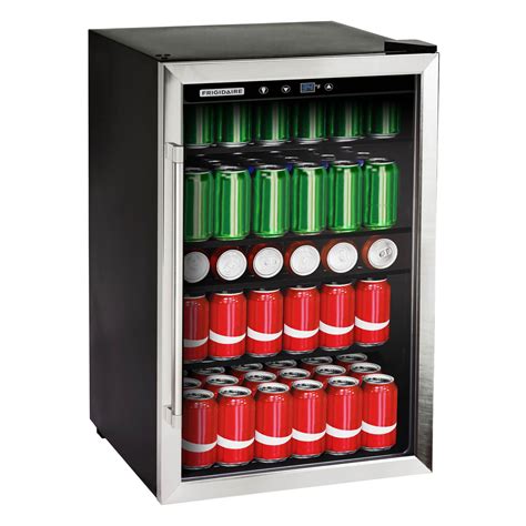 frigidaire efmis   beverage mini fridge refrigerator cooler silver ebay