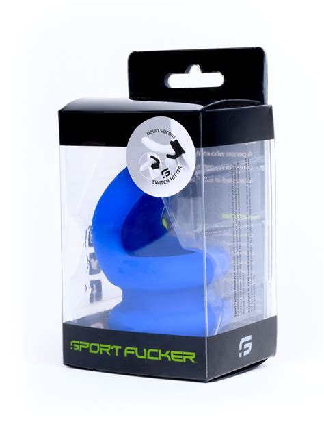 sport fucker liquid silicone switch hitter blue