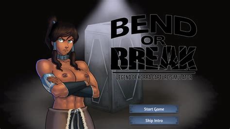 Bend Or Break Legend Of Korra Capture Sex Game