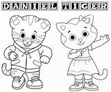 Tiger Daniel Pages Coloring Educative Printable sketch template
