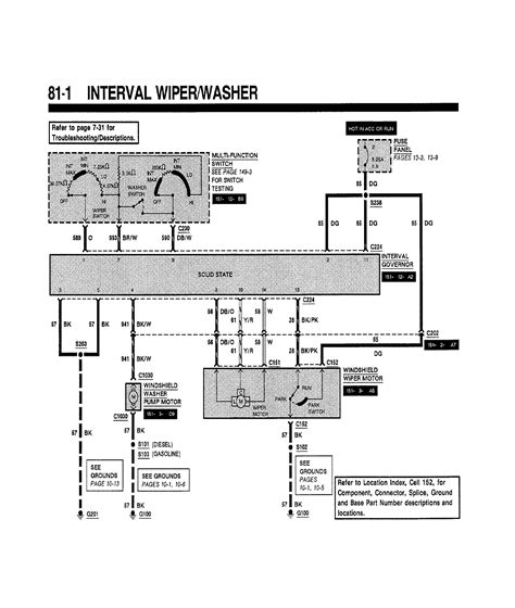 wiper motor wiring diagram ford  wiring diagram sample