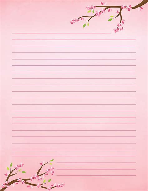 stationery paper printables printable lined paper  printable