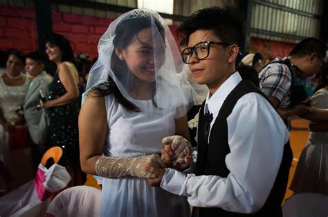 mass lgbt wedding held in manila aol news