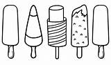 Coloring Popsicle Pages Ice Stick Sheets Cream Popsicles Kids Coloringpagesfortoddlers Printable Template Flavors Little sketch template