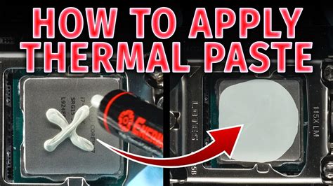 apply thermal paste   worst practices youtube
