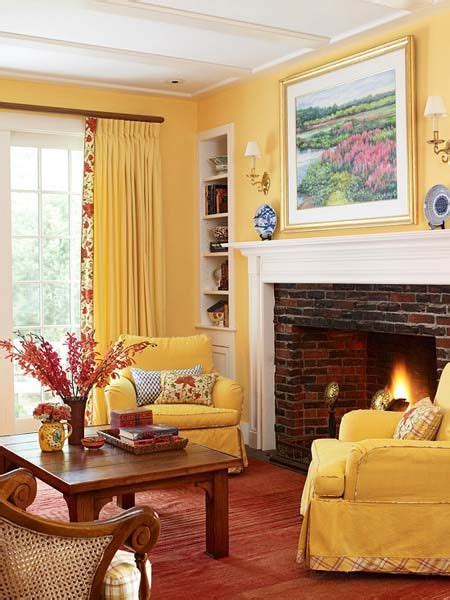 modern interior decorating  yellow color cheerful interior decor
