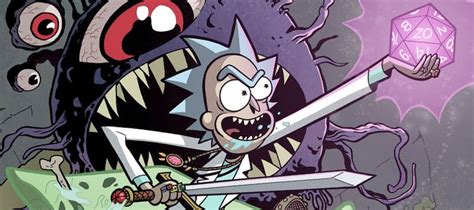 A Rick And Morty Dungeons And Dragons Comic Crossover Is