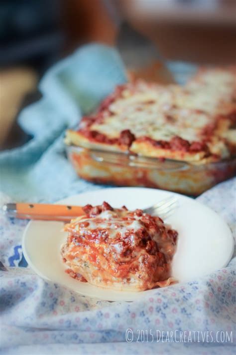 Lasagna Recipe Easy Lasagna With Meat Sauce