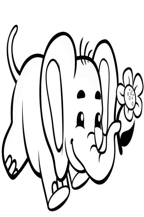 baby elephant coloring pages  kids  coloring pages