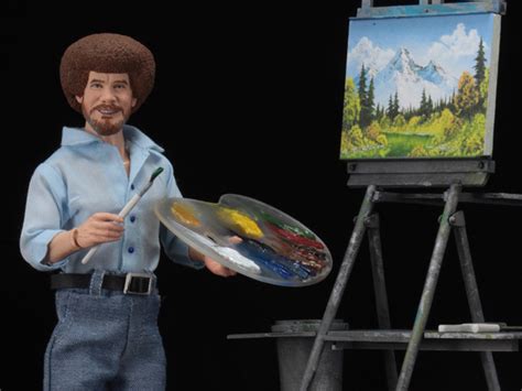 The Joy Of Painting Bob Ross Figure