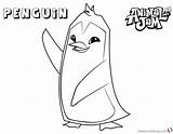 Jam Animal Coloring Pages Penguin Printable Print Kids sketch template