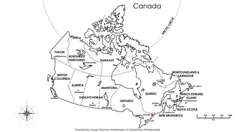 printable map  canada provinces  territories printable maps