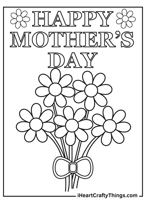printable mothers day coloring pages updated
