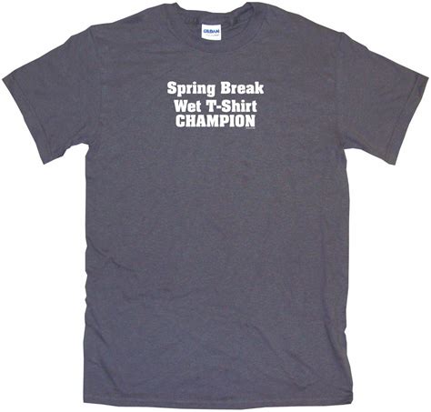 spring break wet t shirt champion mens tee shirt pick size color small