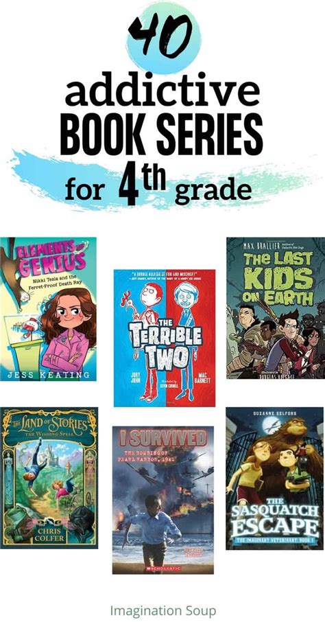 40 Good Book Series For 4th Graders That Will Keep Them