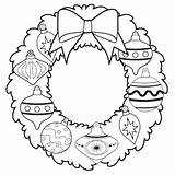 Coloring Pages Oriental Trading Christmas Garland Getcolorings Printable Wreath sketch template