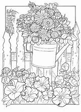 Coloriage Fleur Doodle sketch template