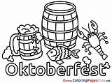 Oktoberfest Coloring Colouring Pages Printable Barrel Oggy Cockroaches Getcolorings Sheet Title Color Getdrawings sketch template