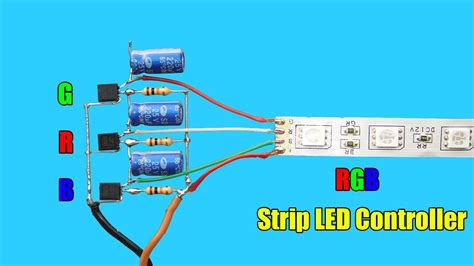 nice effect rgb led strip controller circuit youtube