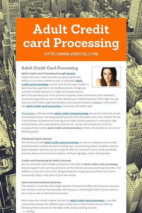 adult credit card processing credit card processing