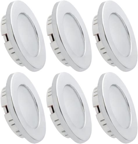 dream lighting  led downlights  chrome plated surround recessed ceiling lights