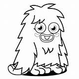 Monster Coloring Pages Printable Silly Cartoon Funny Cute Moshi Clipart Kids Furry Color Getcolorings Print Getdrawings Colorin Colorings Popular Comments sketch template