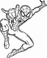 Spiderman Superhero Wecoloringpage sketch template
