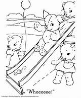 Coloring Pages Bear Teddy Bears Baby Kids Playing Printable Clipart Colouring Clip Activity Honkingdonkey Library Popular Print Roosevelt Theodore Comments sketch template