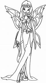 Winx Coloring Club Morgana Pages Bw Sophix Elfkena Deviantart Printable Fairies Template Drawing Categories sketch template