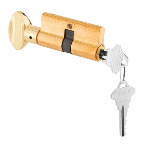 prime  lock cylinder  thumbturn  pin tumbler schlage brass