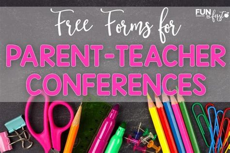 parent teacher conference forms fun