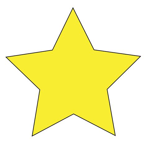 onlinelabels clip art simple star