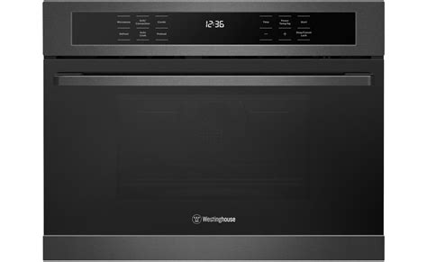 Westinghouse 44l Combination Built In Microwave Oven Dark Stainless