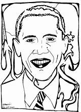 Obama Barack Maze Frimer Yonatan Colorir Mazes Barak Blot sketch template