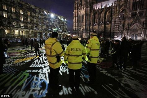 german police in cologne a year after 600 women celebrating new year s