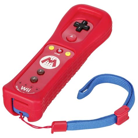 nintendo wii  remote  mario edition red gaming controllers photopoint