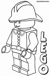 Coloring Lego Pages Character Minifigures Popular Print sketch template