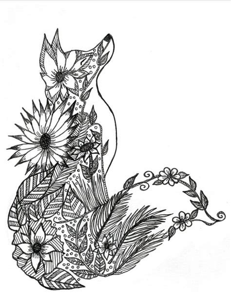 foxes coloring pages coloring home