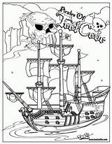Coloring Pirate Ship Pages Kids Pirates Color Printable Halloween Print Drawing Sunken Sheets Boat Getdrawings Getcolorings Visit Paintingvalley Everfreecoloring Click sketch template
