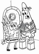 Coloring Pages Punk Getcolorings Spongbob sketch template