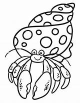 Crab Hermit Coloring House Pages Drawing Cute Kids Eric Carle Colouring Crafts Fish Animal Baby Activity Unicorn Printable Boyfriend Preschool sketch template