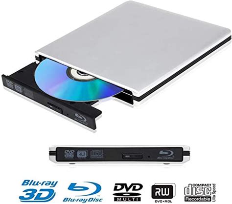 external blu ray dvd drive   usb  portable blu ray bd cd dvd player reader burner  mac