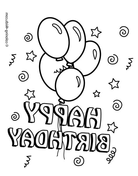 happy birthday coloring happy birthday coloring pages happy birthday