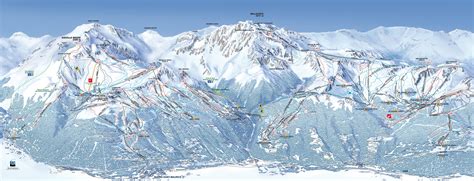 montchavin la plagne piste map plan  ski slopes  lifts onthesnow