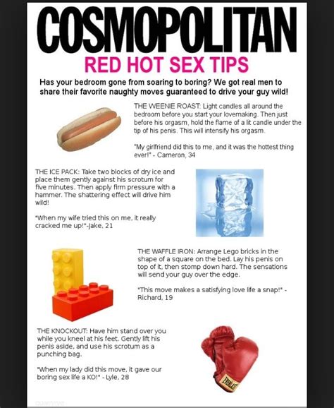 cosmo red hot sex tips by michael weaver musely