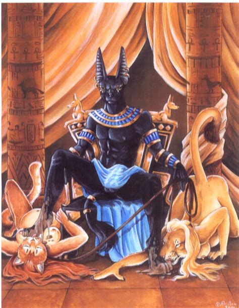 Rule 34 Anubis Bast Egyptian Mythology Mythology Sekhmet