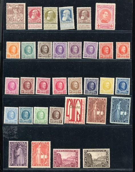 belgie belgie postzegels postfris collectie tussen   catawiki