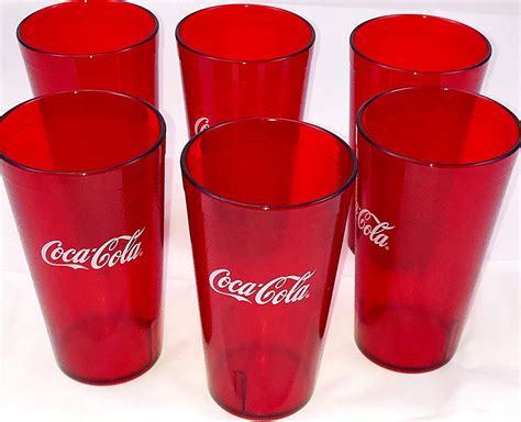 coke coca cola restaurant red plastic tumblers cups oz carlisle walmartcom